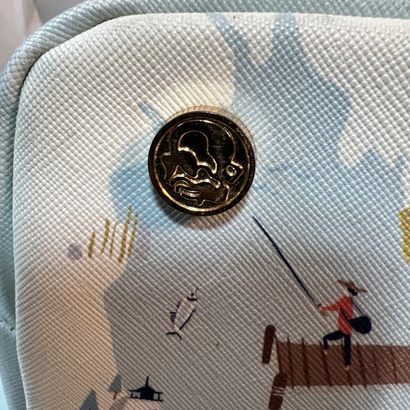 Spartina 449 Map Print Tote Cape Cod Long Island Coastal Nautical Purse - Picture 11 of 16